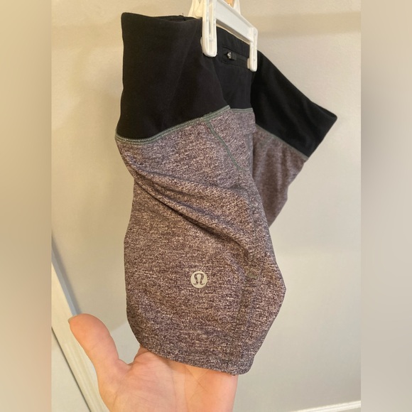 Lululemon athletica Black and Gray Athletic Speed Up Shorts Women’s Plus size 14 - Picture 3 of 5